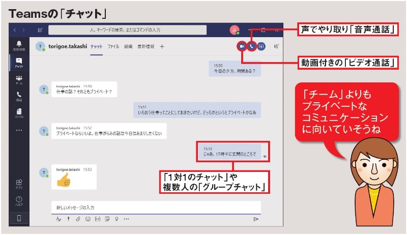 Teamsに慣れたら使いたいグループチャット Line感覚で情報共有 日経クロステック Xtech Teamsに慣れたら使いたいグループチャット Line感覚で情報共有 日経クロステック Xtech