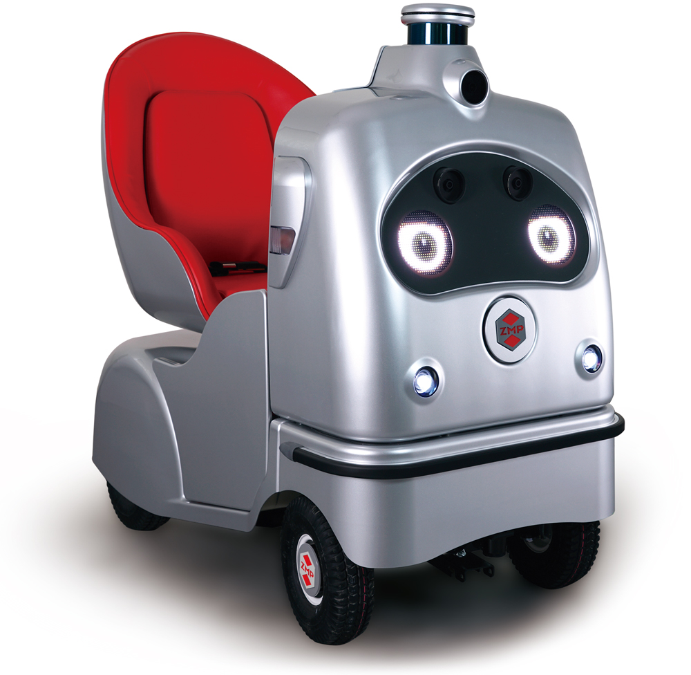 ZMPの1人乗り自動運転ロボット「RakuRo（ラクロ）」