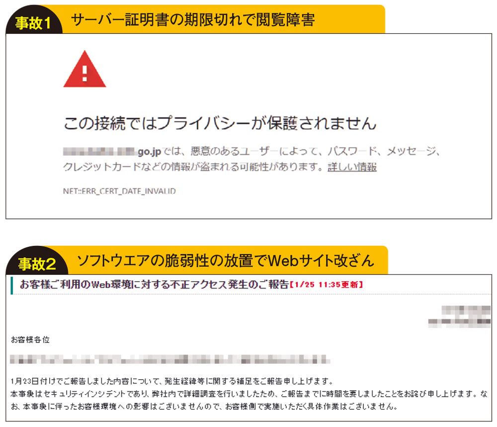 うっかりミス でwebサイトの閲覧障害や改ざん被害が発生 対策が必要 日経クロステック Xtech