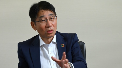 NECの森田隆之副社長。1983年入社でM＆A（合併・買収）部門に長く携わり、海外経験も豊富。2021年4月に社長就任予定