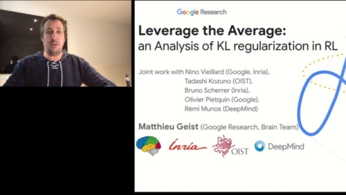 NeurIPS 2020で論文を発表する研究チームの代表。論文名は「Leverage the Average: an Analysis of KL Regularization in Reinforcement Learning」