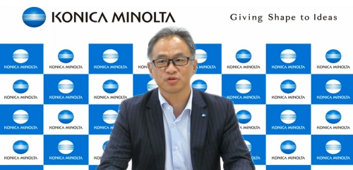 コニカミノルタでデジタルワークプレイス事業本部長を務める武井一常務執行役