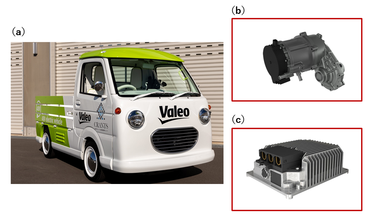 Ev軽トラ は48v駆動で ヴァレオと群馬大が4wd試作車 日経クロステック Xtech