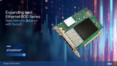 Ethernet向けNIC（Network Interface Card）の「Intel Ethernet Network Adapter E800シリーズ」に新製品を追加