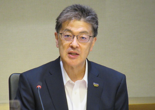 図 パナソニックの代表取締役社長に就任した執行役員CEOの楠見雄規氏