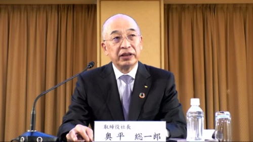 図1 ダイハツ工業社長の奥平総一郎氏