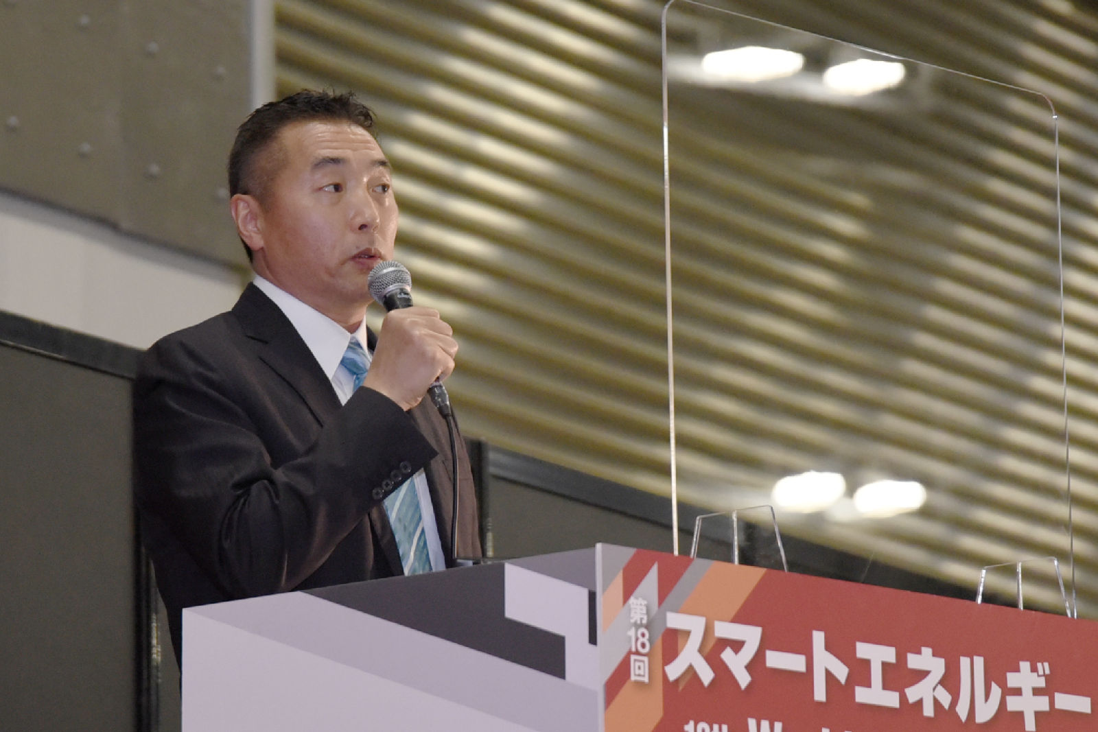 図1　パナソニック エナジー社副社長の渡辺庄一郎氏