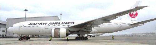 事故を起こしたボーイング777型機