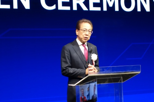 Mr. Hitoshi Isobe, President and Representative Director of Amada