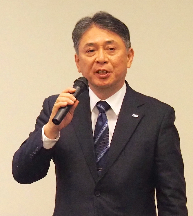 AGC代表取締役社長執行役員CEO（最高経営責任者）の平井良典氏