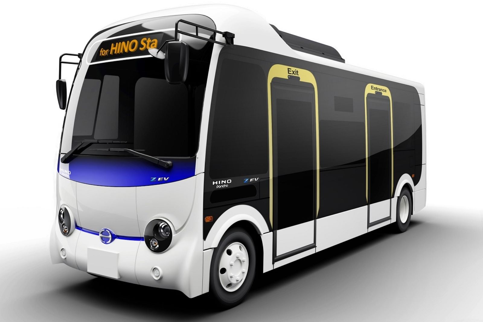 日野自の小型EVバス「ポンチョ Z EV」