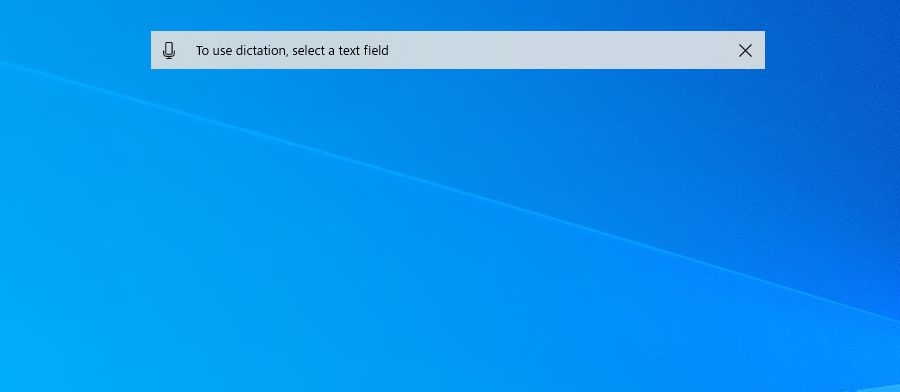 Windows 10には「ディクテーション」という音声入力機能もある。日本語の入力には利用できない 