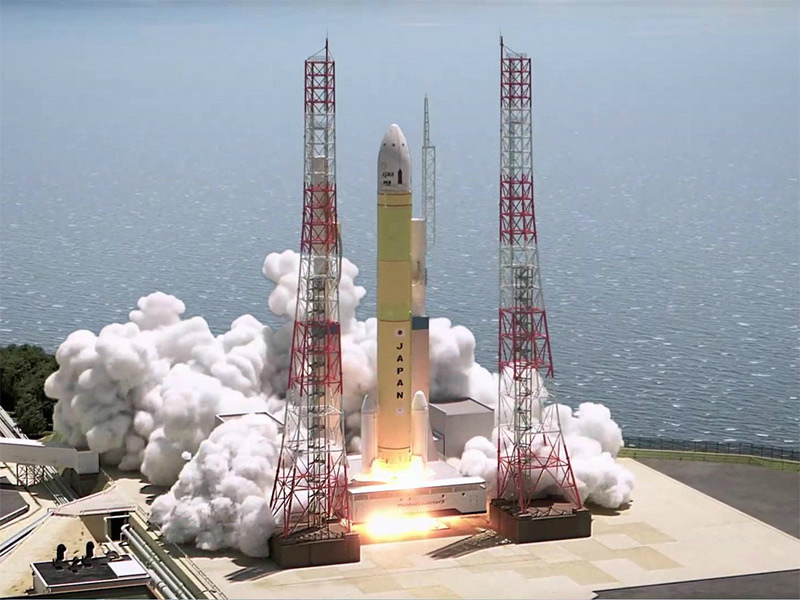 H3 ロケット 1/200 日本製 模型 H3ロケット試験機1号機モデル｜トレファクONLINE