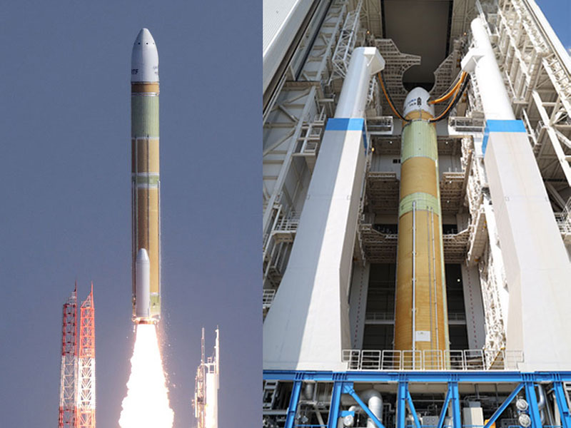 三菱重工がH3ロケット公開、写真で伝わる実機の迫力 26日種子島