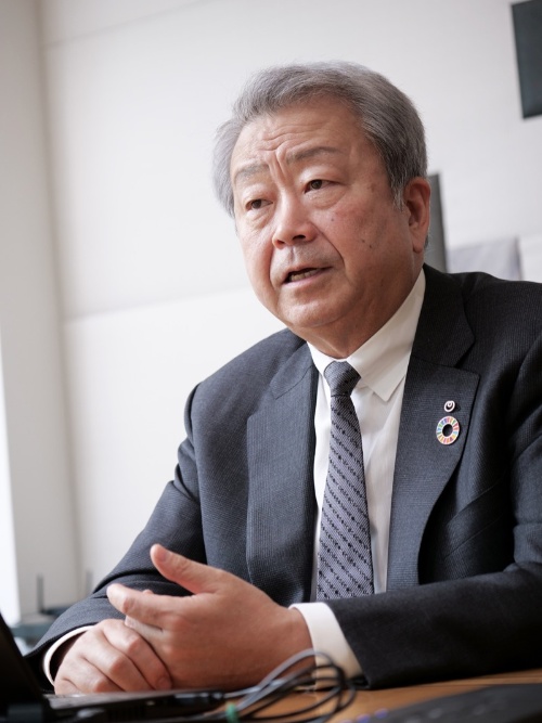 NTT社長の澤田純氏。IOWN構想の生みの親だ