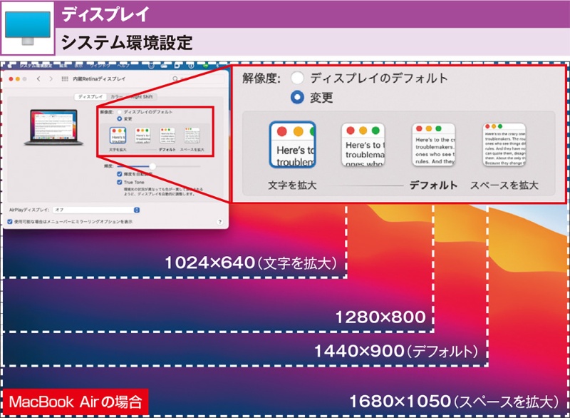 Macの画面解像度をOSの上限を越えてアップできる無料アプリ「EasyRes」 17 zu02