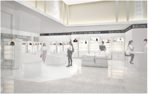 高島屋が2022年4月下旬にオープンするショールーミングストアのイメージ。ECで商品を販売している事業者に、商品を手にとってアピールできる場を提供する