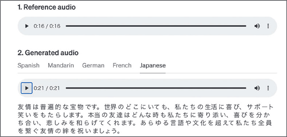 15秒間の学習でそっくりの声をしゃべる、OpenAIの「Voice Engine