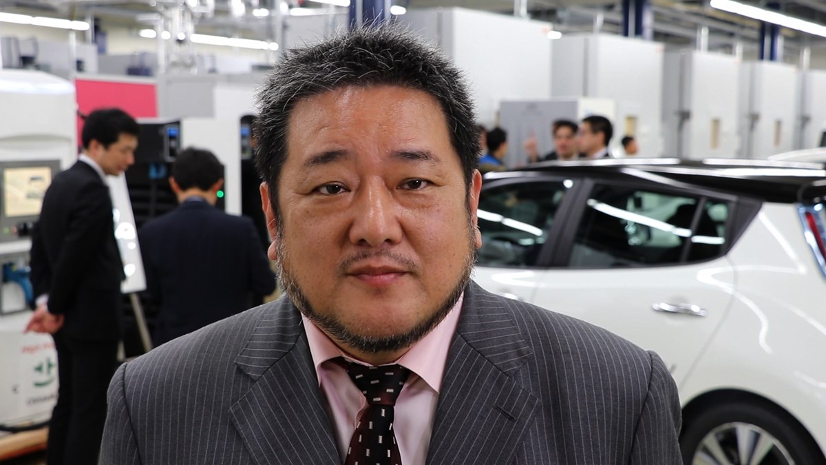 CHAdeMO協議会の吉田誠事務局長。吉田氏は日産自動車に勤めており、日産のEVや電池関連の仕事に携わっている人物だ（写真：CHAdeMO協議会）