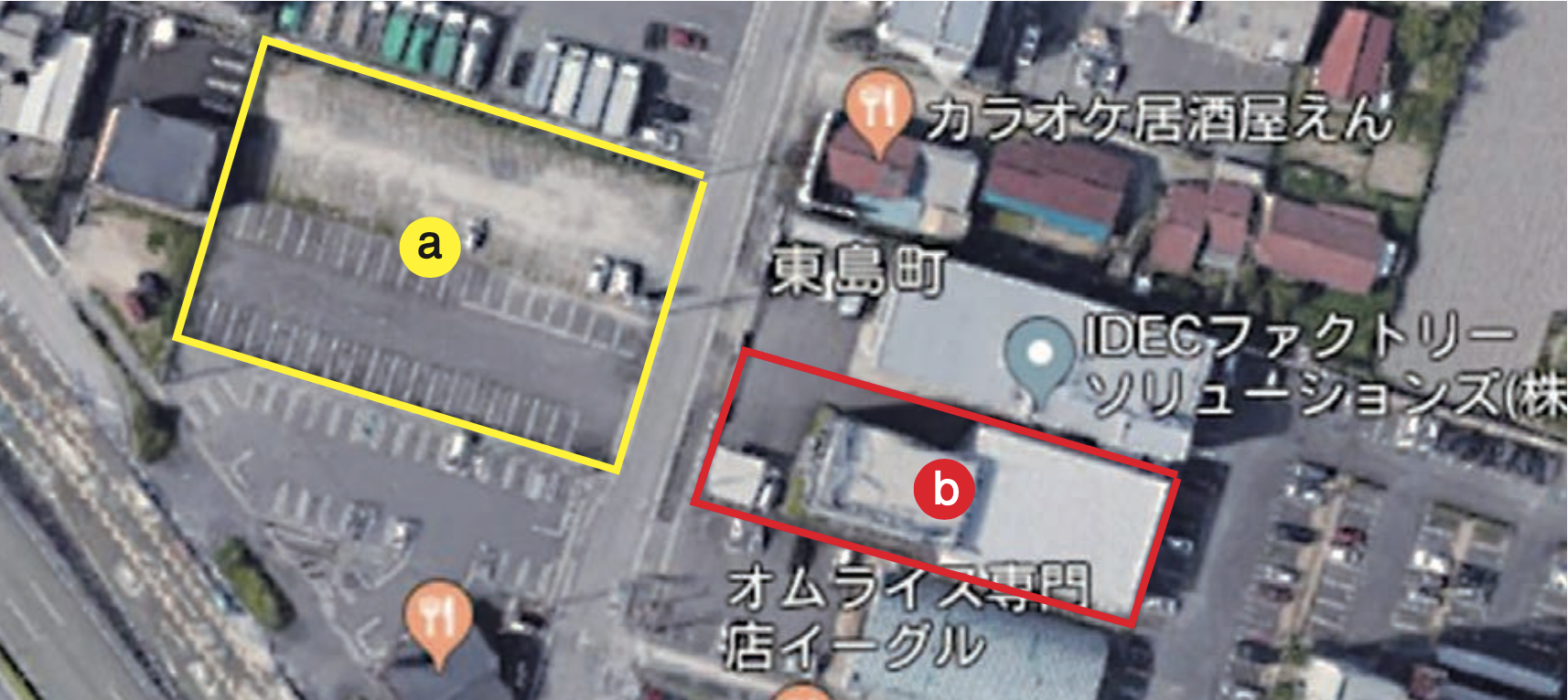 図3　新工場と新本社屋の敷地