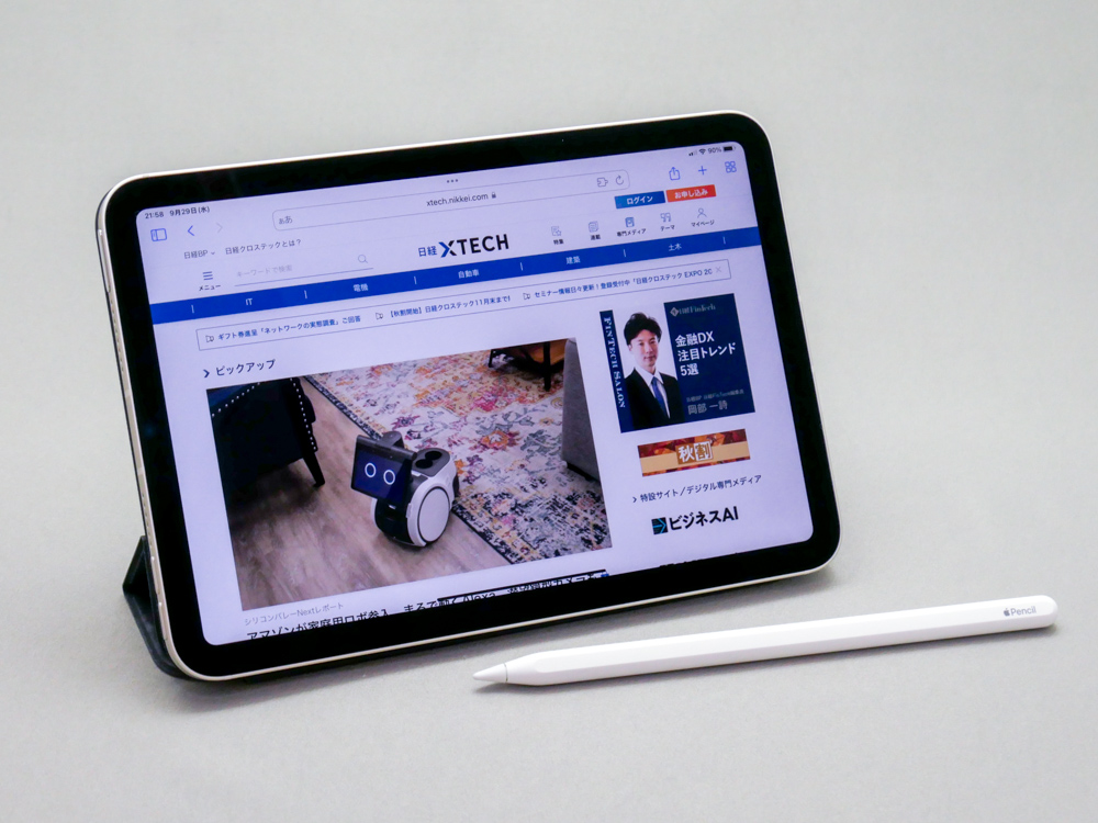 最新のiPad体験を凝縮した第6世代「iPad mini」、povo2.0は非対応 