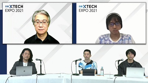「OpenIDファウンデーション・ジャパン特別パネル」の登壇者、左上が崎村夏彦氏