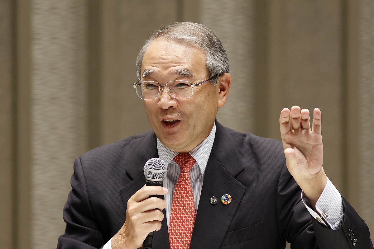 NECの遠藤信博会長