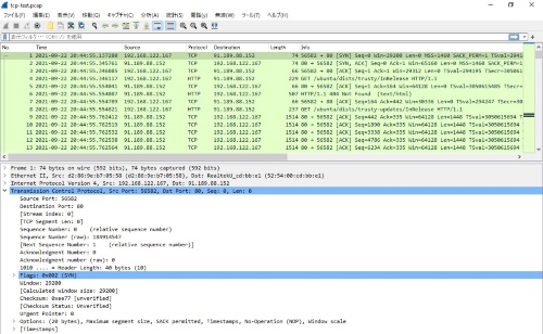Wiresharkを補完的に利用する