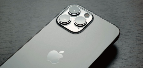 3つのカメラによる画角の違い