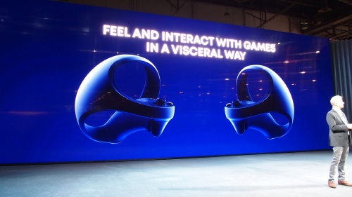 図2　PlayStation VR2用のコントローラーである「PlayStation VR2 Senseコントローラー」