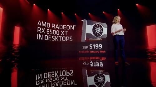 新製品のデスクトップPC向けGPUカード「Radeon RX 6500 XT」は199米ドル