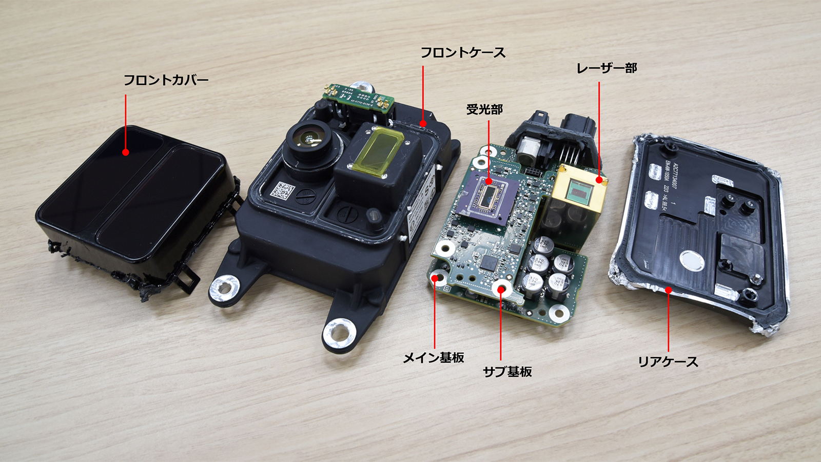 炎炎ノ消防隊　セル基盤 ついに開いた最後のピース、トヨタ「ミライ」の後方LiDAR分解（2ページ