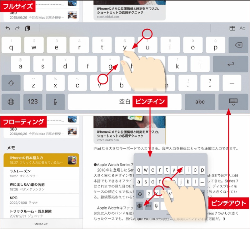 Ipad本体で素早くテキスト入力 スクリーンキーボードと音声を組み合わせる 日経クロステック Xtech Ipad本体で素早くテキスト入力 スクリーンキーボードと音声を組み合わせる 日経クロステック Xtech