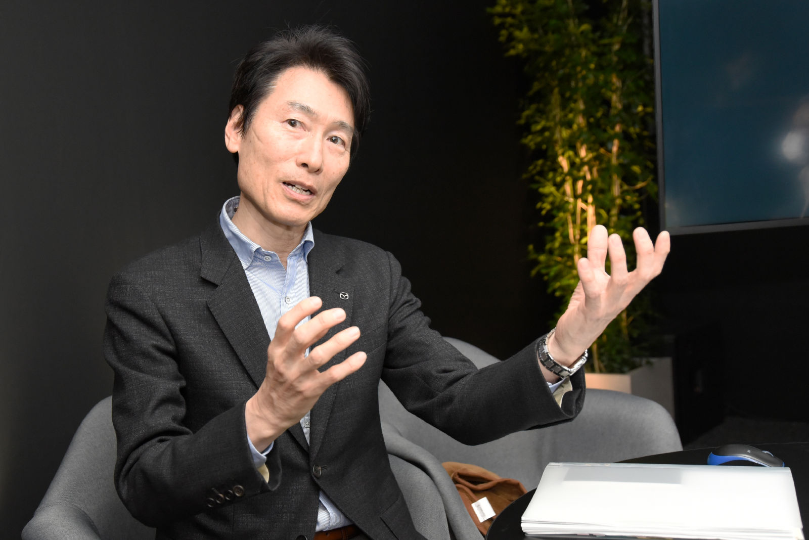 マツダ執行役員の松本浩幸氏