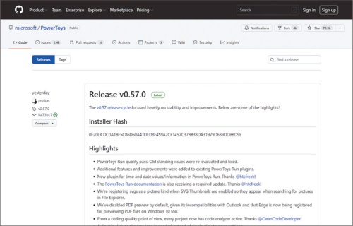 ●アプリの公開場所に「GitHub」を利用する開発元は多い