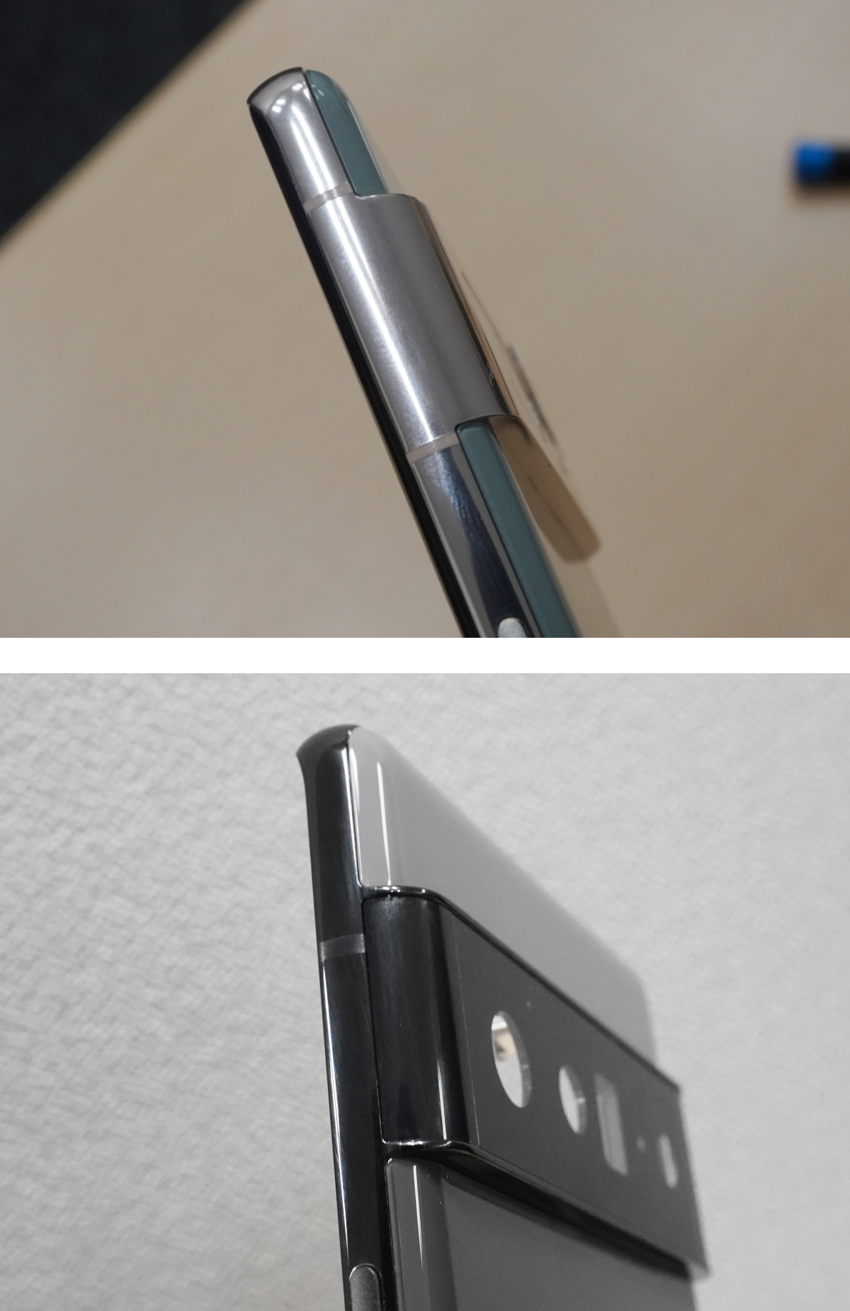 図2　背面カメラ部分の外装が変化している