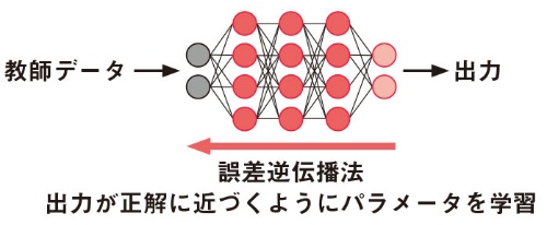 図2　ニューラルネットワークの学習方法