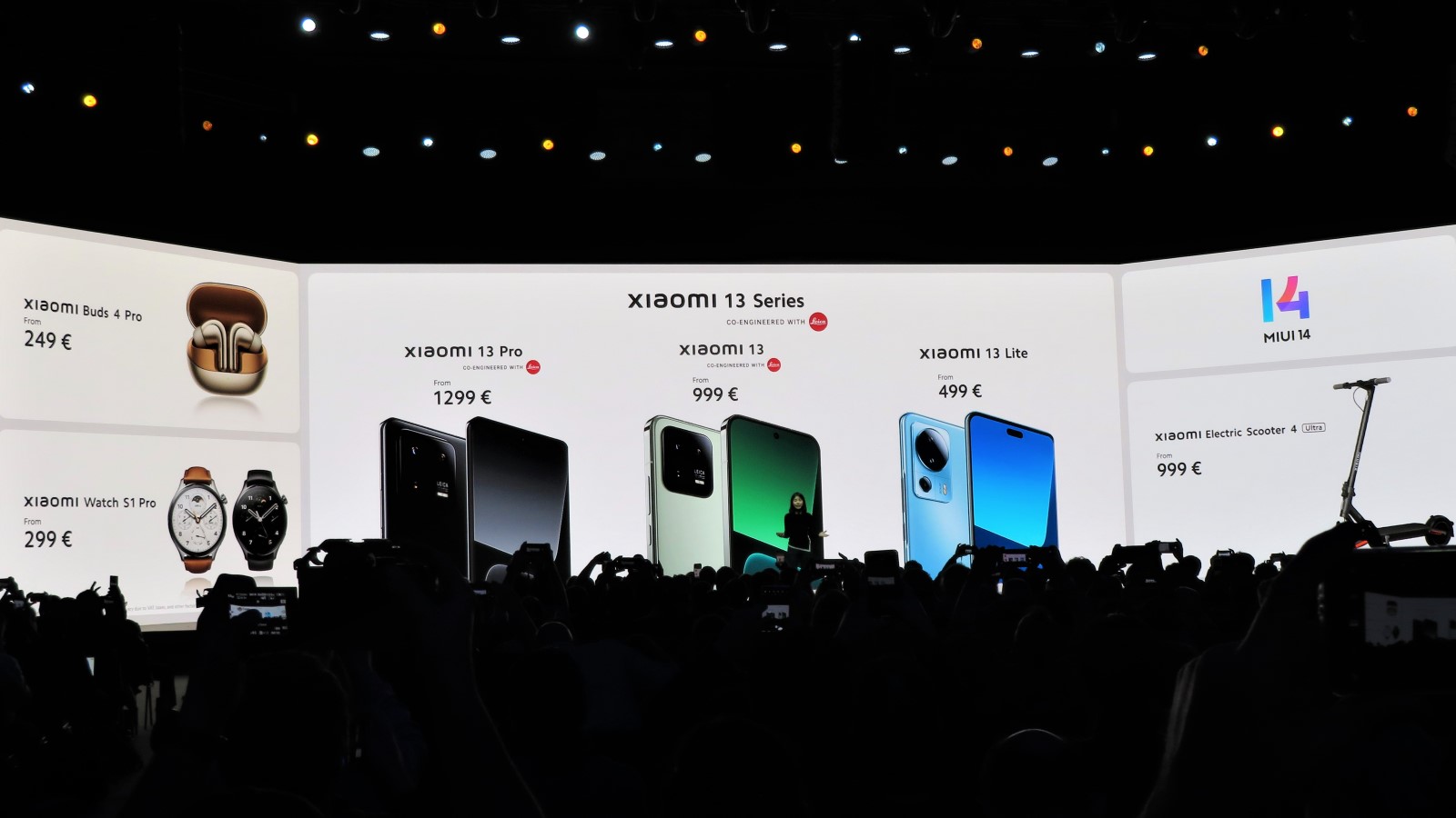 シャオミがMWCで新型スマホ「Xiaomi 13」など発表、電動キック