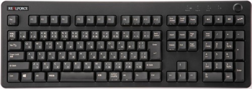 家やオフィスに居るときは、キーボードやマウスを活用したい。体の負担を軽減でき、作業効率も上がる。写真は東プレ「REALFORCE R3 KEYBOARD」(実売価格3万4980円(税込み、以下同))