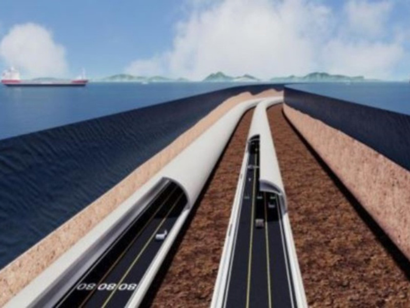 世界最長の片道3車線の海底トンネルが着工=中国