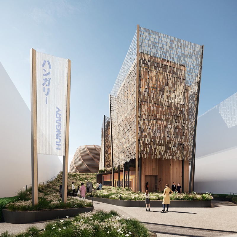 ハンガリー館の完成イメージ（出所：EXPO 2025 ハンガリー）