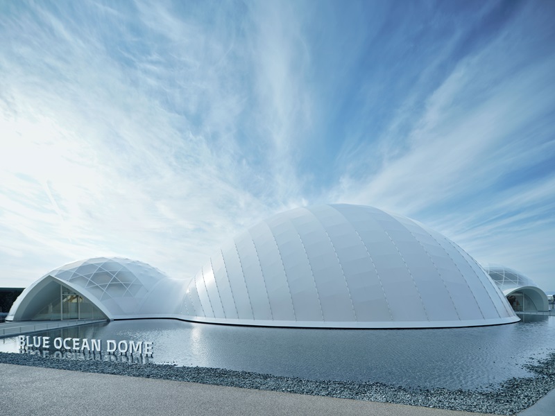 ラオス アーチ型建築 ラオス アーチ型建築 倉庫 スチールアーチ 間口8.0m 奥行8.8m 高