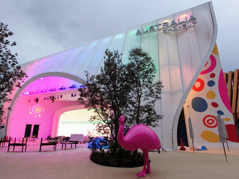 大阪・関西万博「オーストラリア館」に東京五輪会場の鉄骨、豪日英の