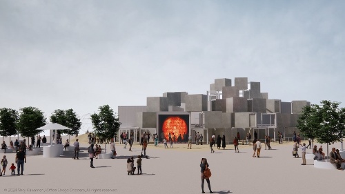 河森館の完成イメージ(出所:2024 Shoji Kawamori/Office Shogo Onodera, All rights reserved.)