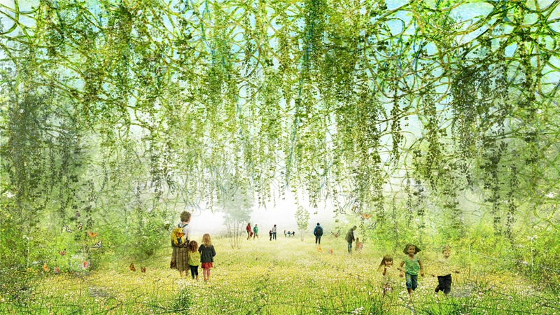 大阪・関西万博「ノモの国」の外装が横浜花博へ、東邦レオが緑のドーム