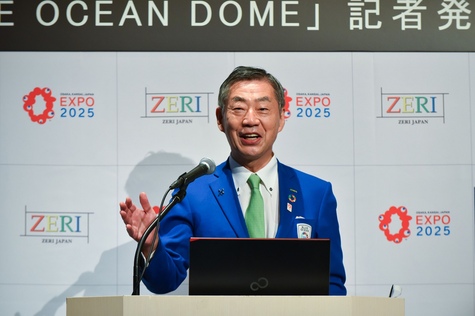 ゼリ・ジャパンの更家悠介理事長。サラヤの社長でもある（写真：ゼリ・ジャパン）