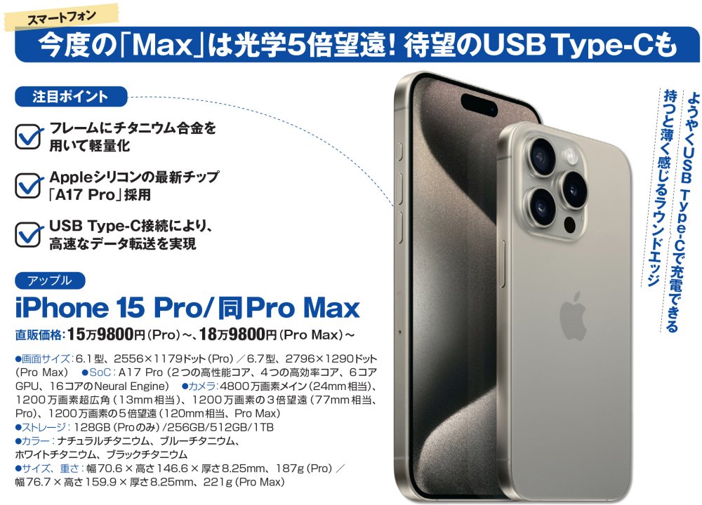 iPhone 15 Pro｜価格比較・SIMフリー・最新情報 - 価格.com iPhone 15