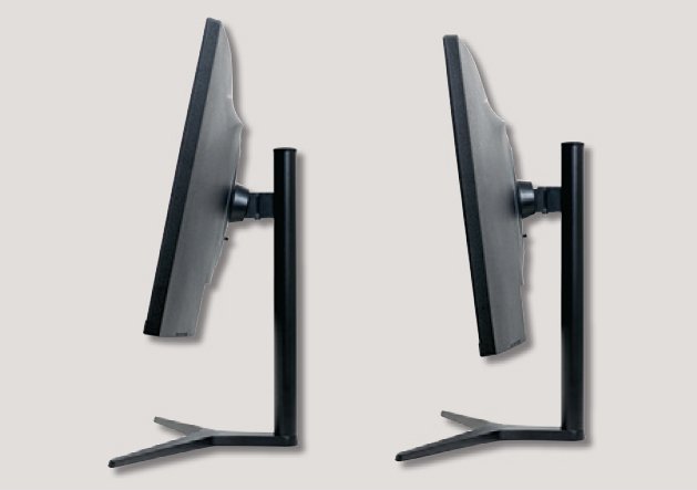 5万円台で買える34型のワイド液晶、違和感ない湾曲でKVMやPIPなどの