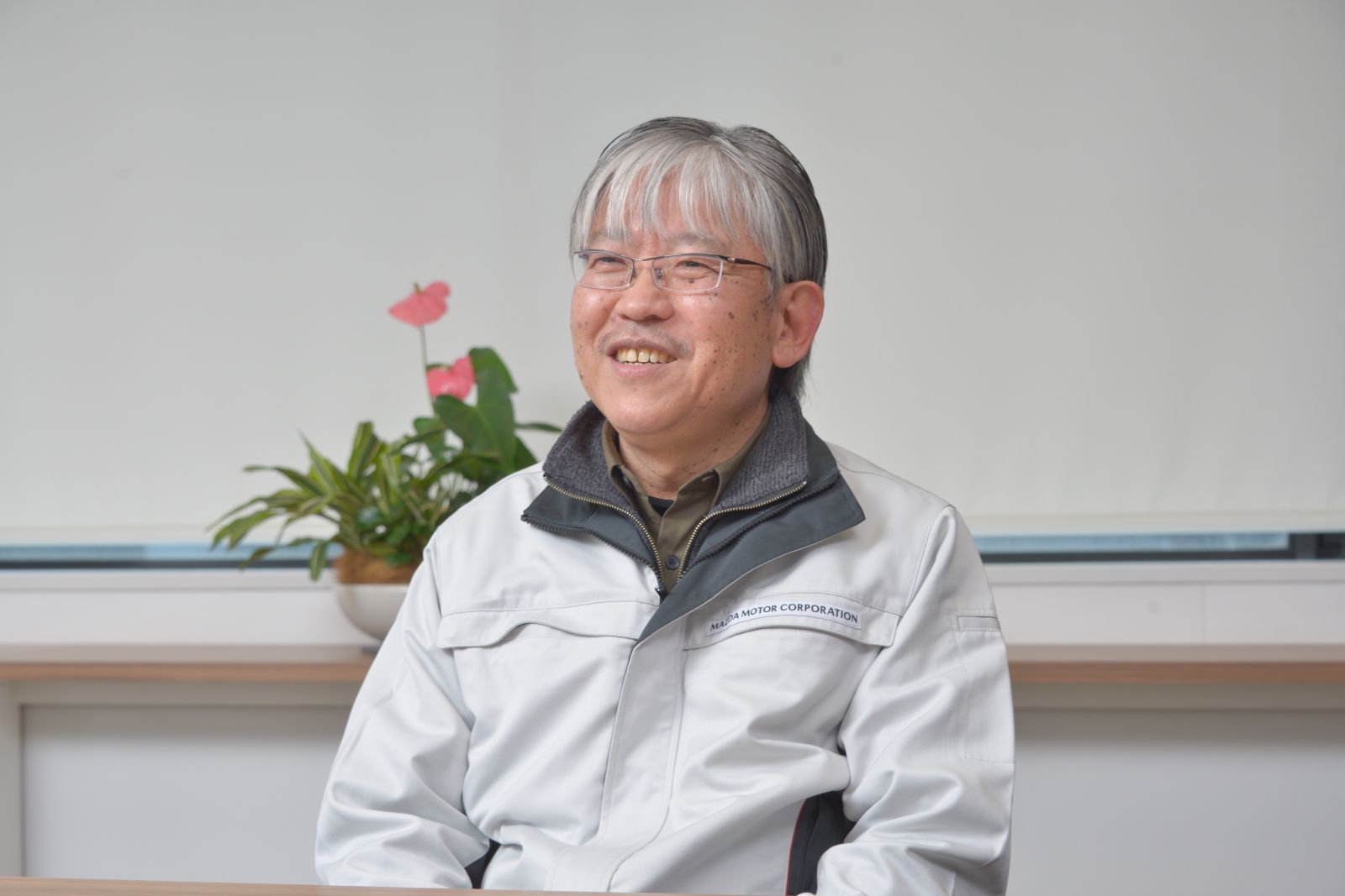 藤平伸次。エンジンレイアウト設計のスペシャリスト（撮影：橋本正弘）