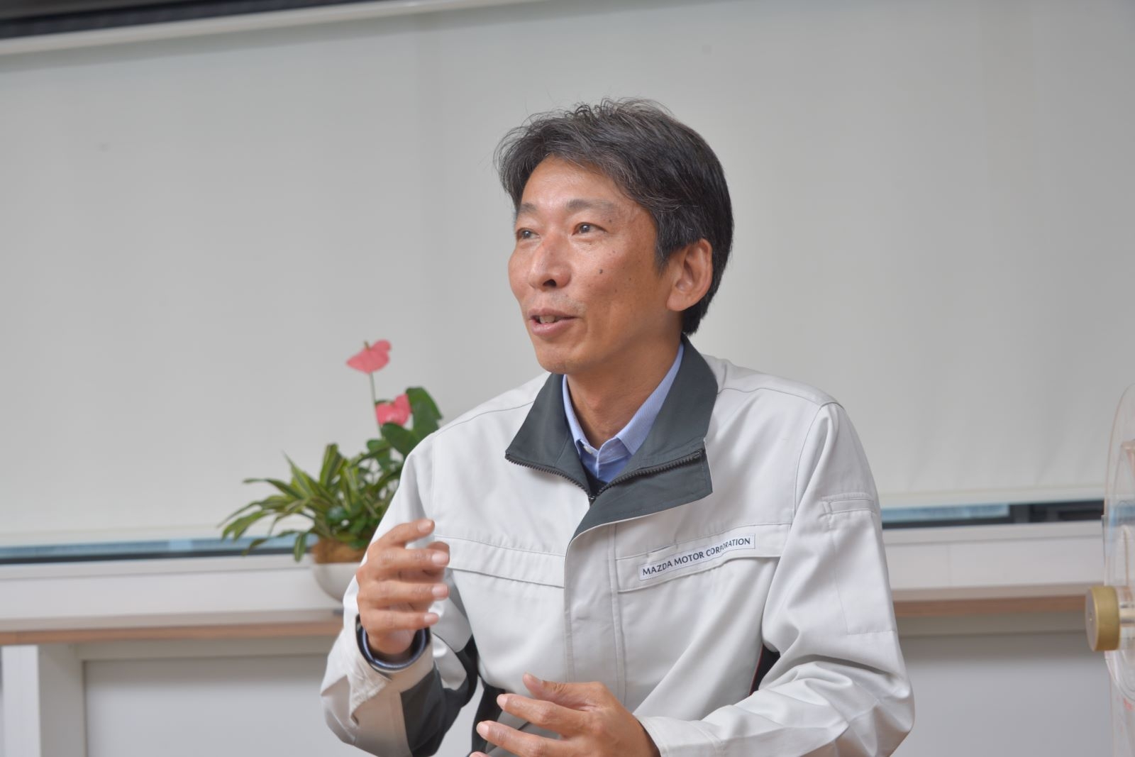 横尾健志。レシプロエンジン開発チームとの関係強化に奔走した（撮影：橋本正弘）